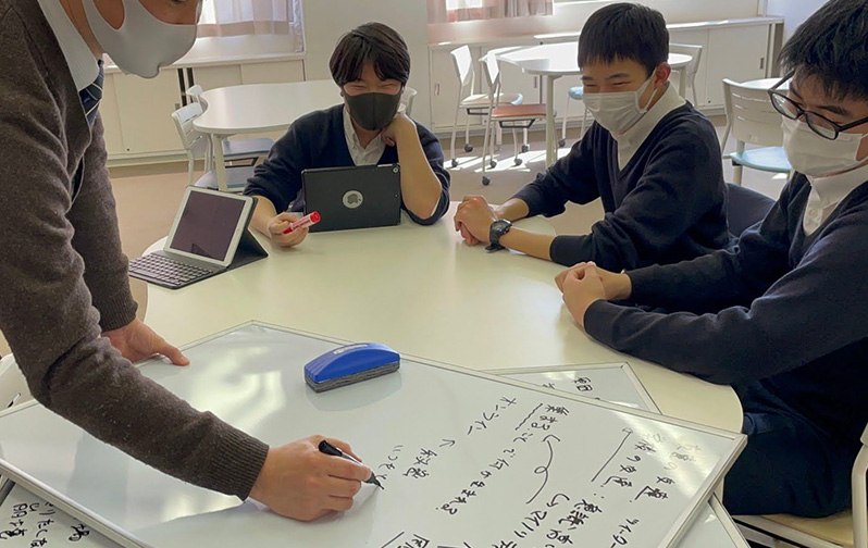 ホワイトボードを使用して話し合う