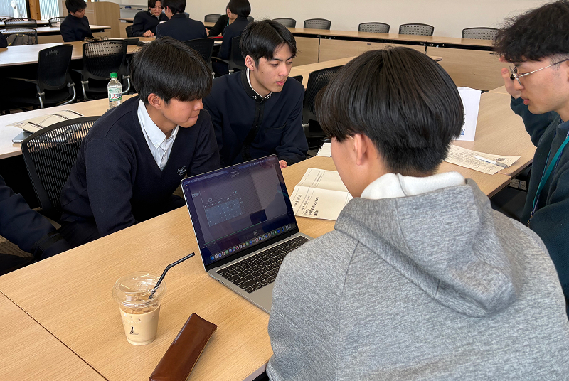 プログラムに参加している生徒