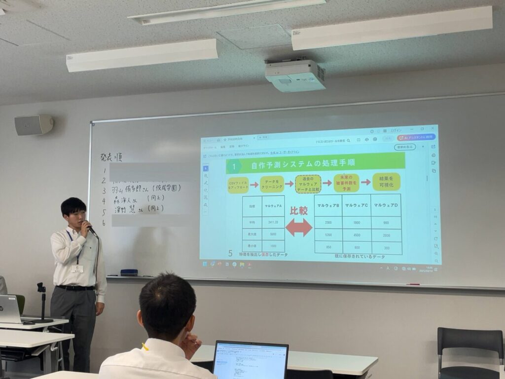 「未来の先生フォーラム2025」発表の様子