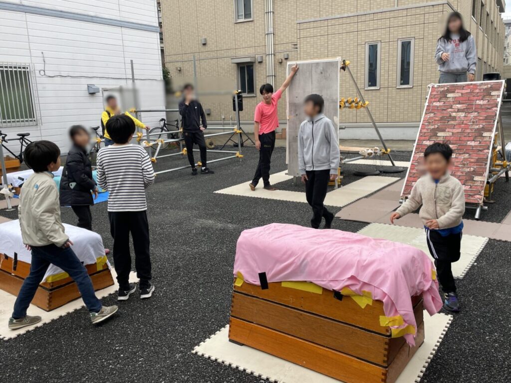 パルクールの様子