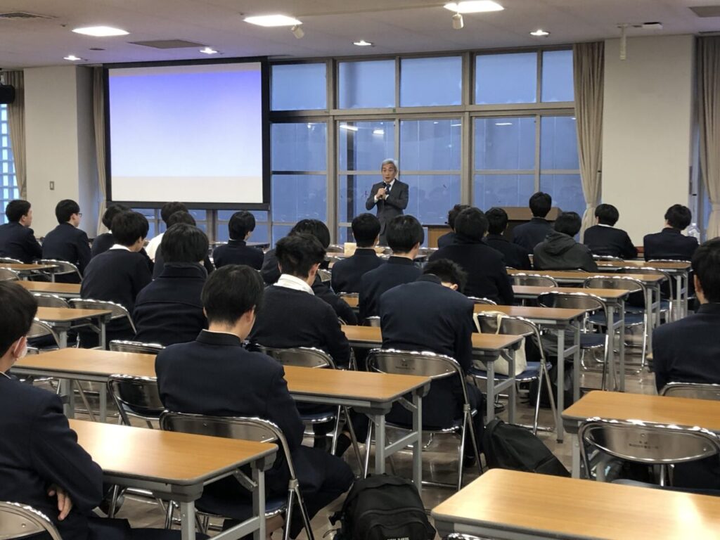 大学入試まであと少し！大学入試壮行会を行いました！