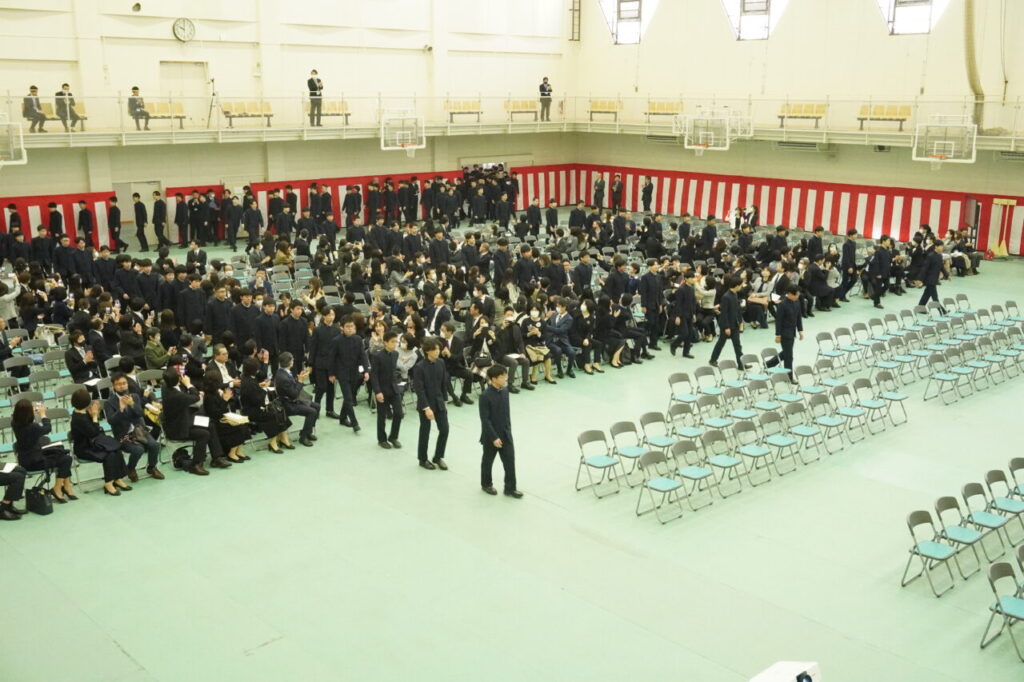 2023年度中学卒業式