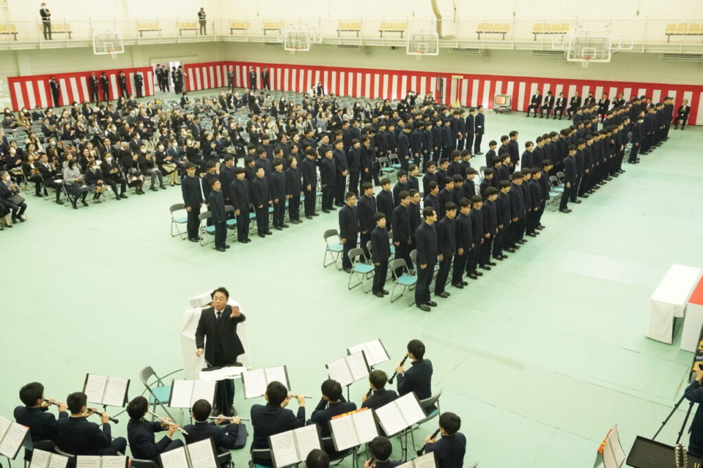 2023年度中学卒業式