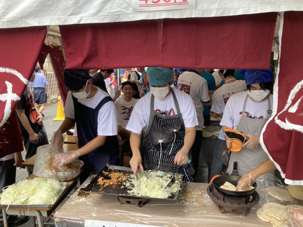 第68回「渦潮祭」調理風景